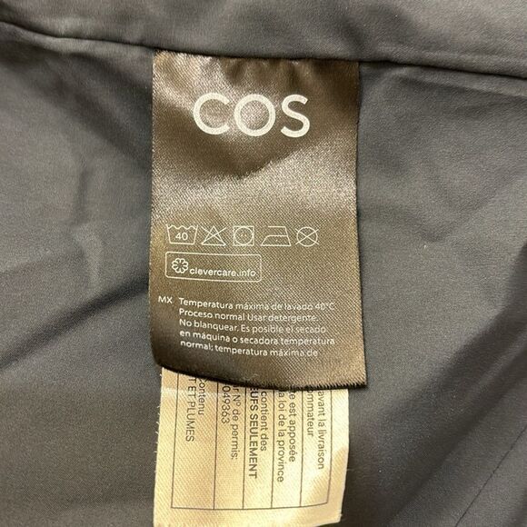 COS navy blue puffer jacket - Picture 12 of 16